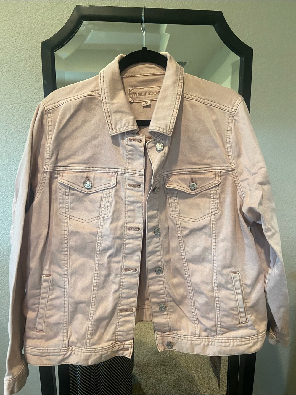 Maurices Blush Pink Women's Denim Jacket